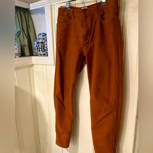 FLINT AND TINDER
365 Moleskin Pant - Straight
 in Rust
